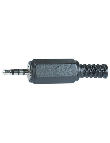 Spina 4poli 2,5mm con guidacavo