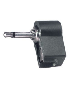 Spina 2,5 mono   ad angolo nera