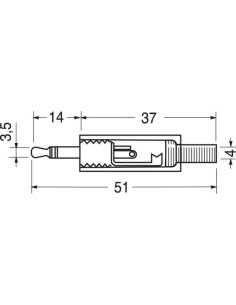 Spina volante ⌀3,5 st/ metallo 2