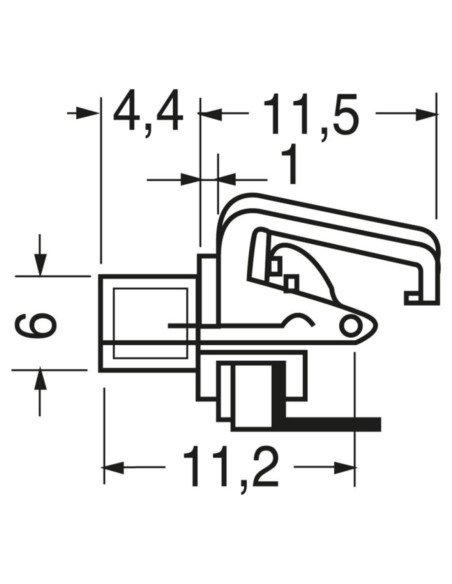 Presa pannello ⌀3,5 stereo 04/03107-00