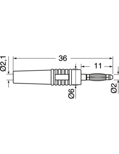 Microbanana ⌀2mm flex nera