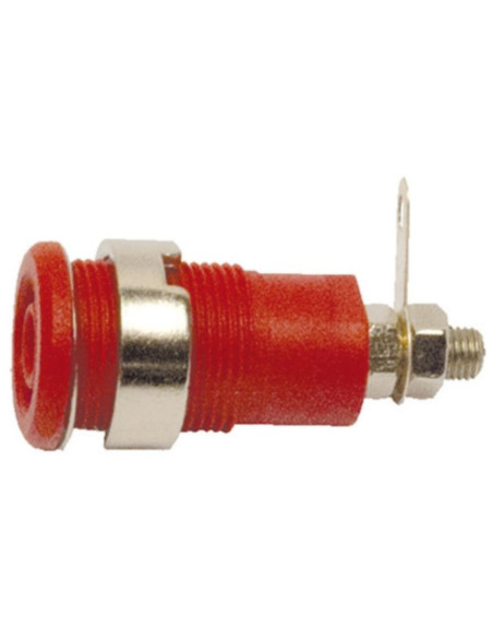 Presa 4mm rossa a vite