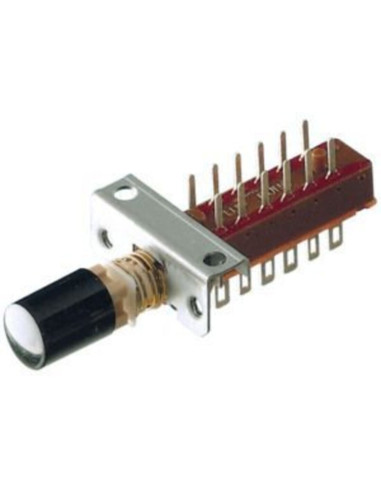 Deviatore quadripolare a pulsante