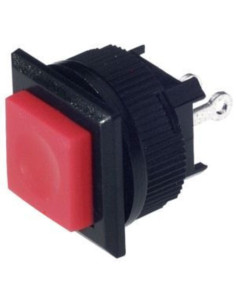 Pulsanti miniatura normalmente aperto rosso