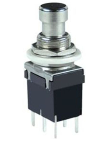 Deviatore bipolare a pulsante alternato