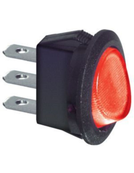 Interruttore a bilanciere 2 posizioni luminoso verde 04/06776-00