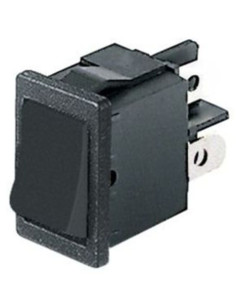 Interruttore bipolare miniat. nero