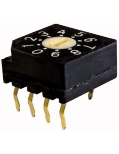 Interruttore bcd rotativo 10 pos.