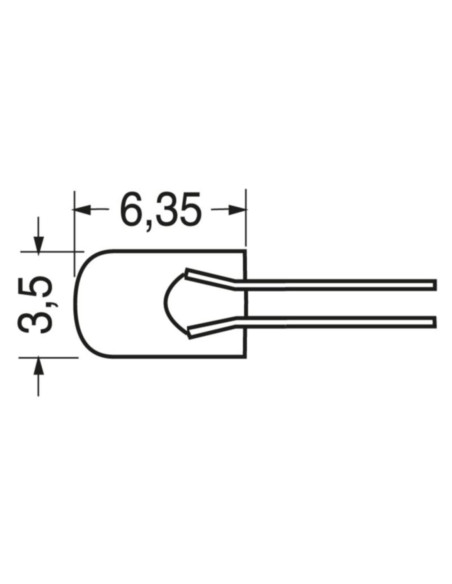 Minilampada con reofori  12V 50mA