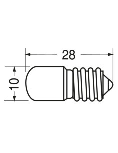 Lampada att. e10   6 V 150 2