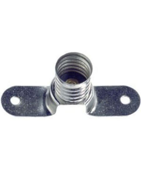 Portalampade attacco e10 ottone