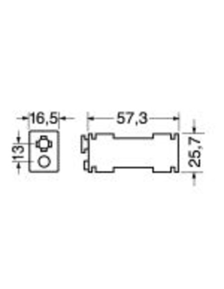 Portabatterie 2xAA 04/11000-00