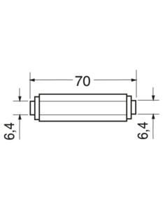 Adattatore pr.6,3 stereo-pr.6,3stereo 2