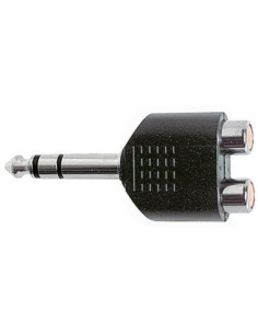 Adattatore sp.6,3 stereo-2 prese rca