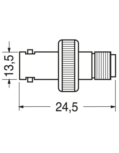 Adatt. presa sma - presa BNC