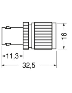 Adattatore spina tnc - presa BNC 2