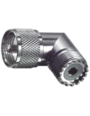 Adattatore m/f UHF (PL259) 90°