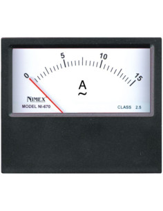 Strumento pannello analogico 0-15a 70x60mm