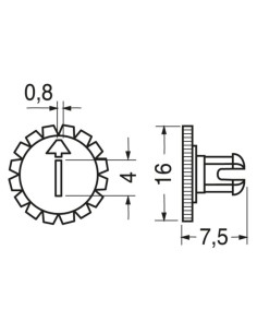 Manopola zigrinata per trimmer ca14003-in 2