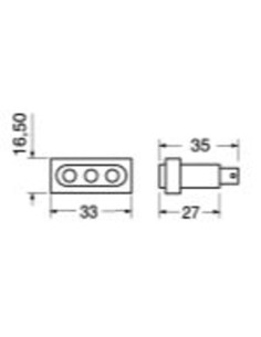 Presa rete pannello 10A 250V 2