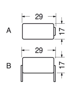 Batteria 2/3af NiMH 1,2V 1000mAh polo consumer 2