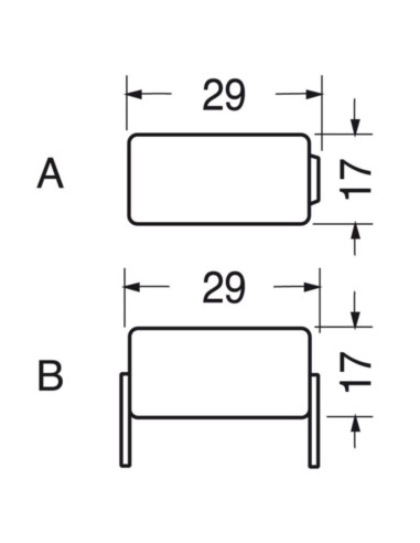 Batteria 2/3af NiMH 1,2V 1000mAh polo consumer