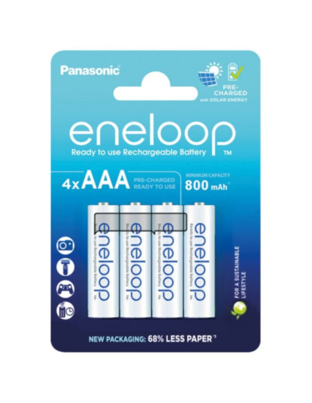 Batteria AAA Eneloop 800mAh blister 4pz