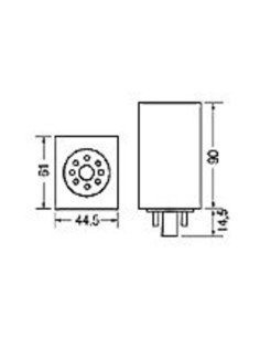 Contenitore zoccolo octal 2