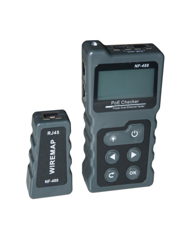 Tester di cavi di rete con display LCD per...