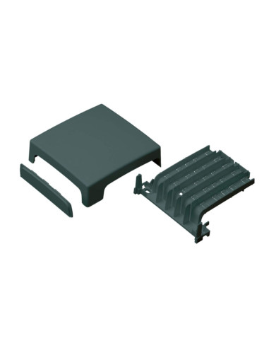 Scatola derivazione a 3 vie 70x20 ardesia