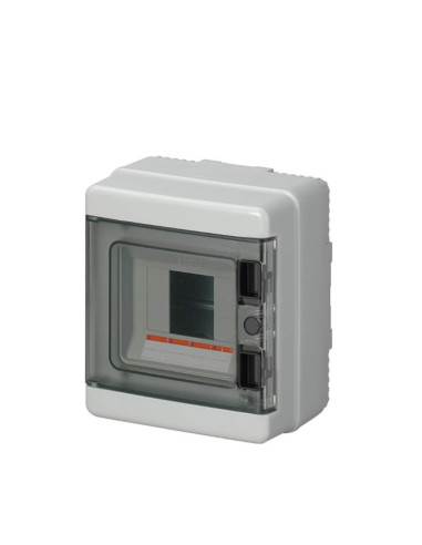 Centralino 4 moduli con porta IP65