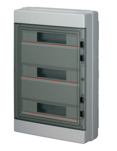 Centralino 54 moduli 3x18 con porta IP65