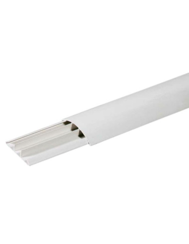 Canale a pavimento grigio 75x17mm