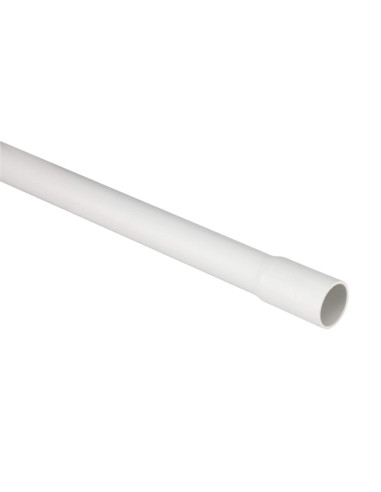 Tubo rigido PVC 20mm 2m bicchierato