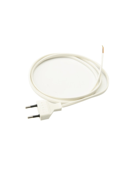 Cablaggio tripolare 150cm bianco 3x0,75