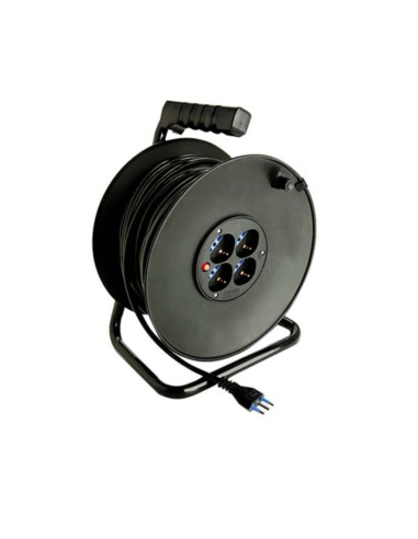 Avvolgicavo 3x1,5mm² potenza massima 3000W 25m