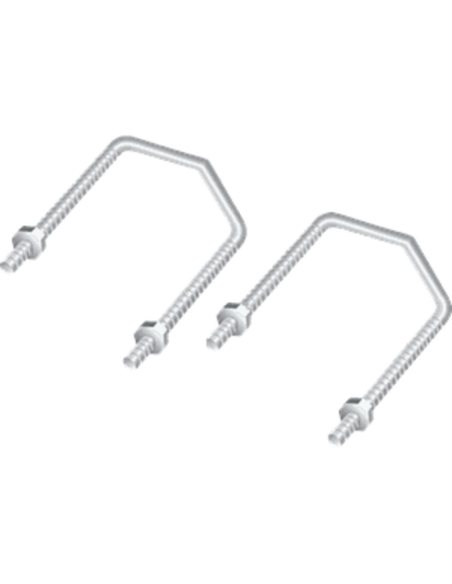 Coppia cavallotti M8 per zanca