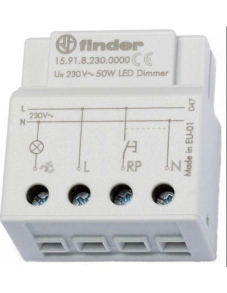 Rele' dimmer 230VAC ad impulsi elettr