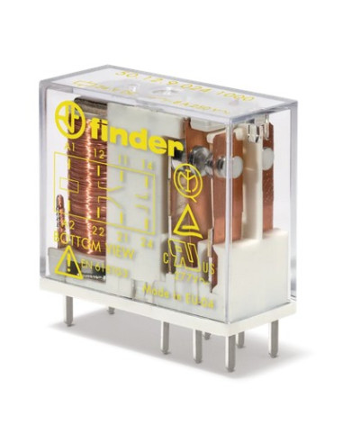 Rele' 24VDC 2SC 8A 250V   cir stamp contatti...