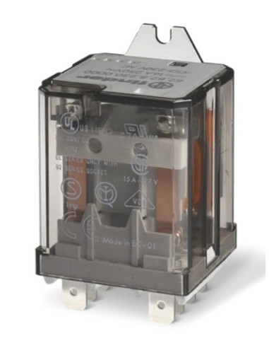 Rele' di potenza 2sc 24VDC 16A term. faston...