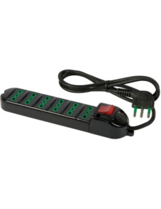 Multipresa 6x10A/16A +int ne