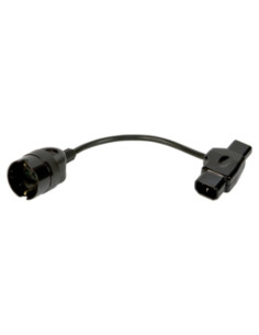 Adattatore pc con spina/presa IEC 10a e presa bivalente...
