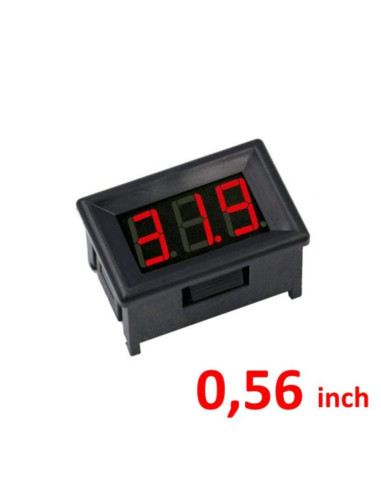 Mini voltmetro a pannello 0-100 VDC...