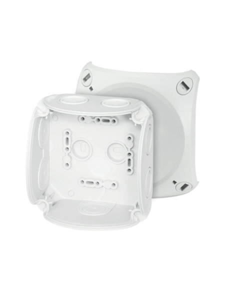 Scatola di derivazione 104x104x70mm con membrana elastica ip66 ik07 RAL7035
