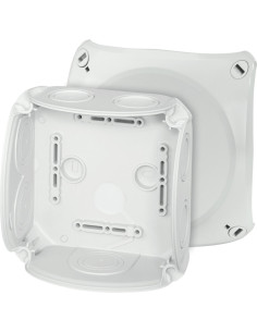 Scatola di derivazione 130x130x77mm con membrana elastica...