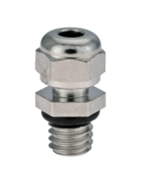 Pressacavo ottone nichelato m8x1.25