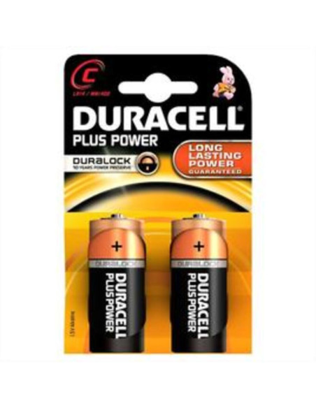 Batteria C mezza torcia blister 2pz duracell