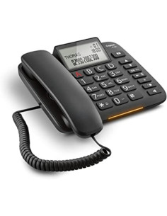 Telefono fisso da scrivania tasti/numeri grandi con display