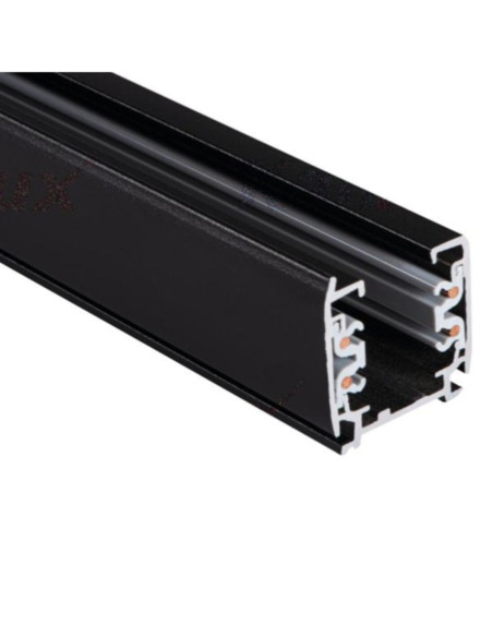 Binario Trifase Quad 3 metri nero