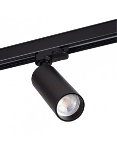 Faretto GU10 Acord ATL2 per binario Trifase Quad nero